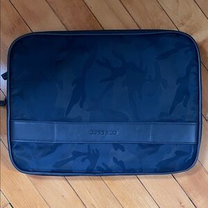 Blue Camouflage Laptop / iPad document case Cobb & Co